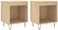 Shumee noční stolky 2 ks, dub sonoma 40 × 35 × 50 cm kompozitní dřevo, 830723 - Night Stand