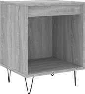 Shumee noční stolek šedý sonoma 40 × 35 × 50 cm kompozitní dřevo, 830728 - Night Stand