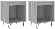 Shumee noční stolky 2 ks, šedé sonoma 40 × 35 × 50 cm kompozitní dřevo - Night Stand