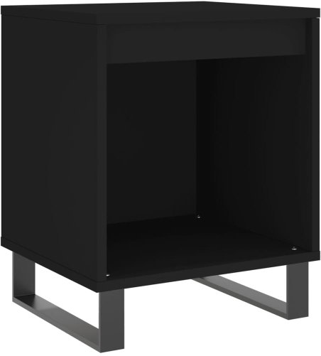 Shumee noční stolek černá 40 × 35 × 50 cm kompozitní dřevo - Night Stand - Main image