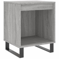 Shumee noční stolek šedý sonoma 40 × 35 × 50 cm kompozitní dřevo, 830744 - Night Stand