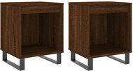 Shumee noční stolky 2 ks, hnědý dub 40 × 35 × 50 cm kompozitní dřevo, 830747 - Night Stand