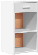 Shumee bedside table white 35 × 34 × 65 cm composite wood - Night Stand