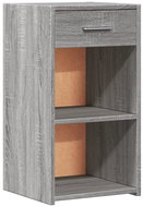 Shumee noční stolek šedý sonoma 35 × 34 × 65 cm kompozitní dřevo - Night Stand