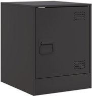 Shumee bedside table black 34,5 × 39 × 44 cm - Night Stand