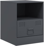 Shumee noční stolek antracitový 34,5 × 39 × 44 cm ocel, 841755 - Night Stand