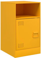 Shumee noční stolek hořčicově žlutý 34,5 × 39 × 62 cm ocel - Night Stand
