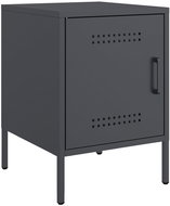 Shumee noční stolek antracitový 36 × 39 × 50,5 cm ocel, 842914 - Night Stand