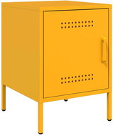 Shumee noční stolek hořčicově žlutý 36 × 39 × 50,5 cm ocel, 842916 - Night Stand