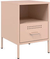 Shumee noční stolek růžový 36 × 39 × 50,5 cm ocel válcovaná za studena - Night Stand