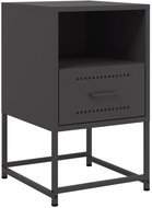 Shumee noční stolek černý 36 × 39 × 60,5 cm ocel - Night Stand