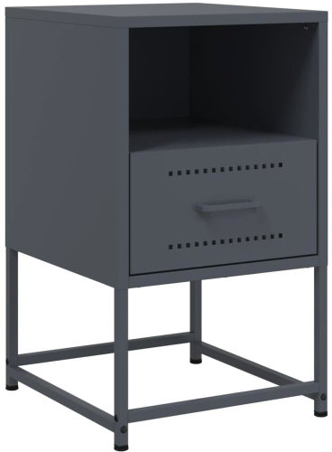 Shumee noční stolek antracitový 36 × 39 × 60,5 cm ocel - Night Stand - Main image