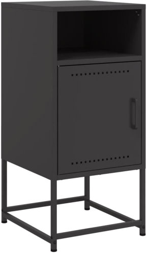 Shumee noční stolek černý 36 × 39 × 78 cm ocel - Night Stand - Main image