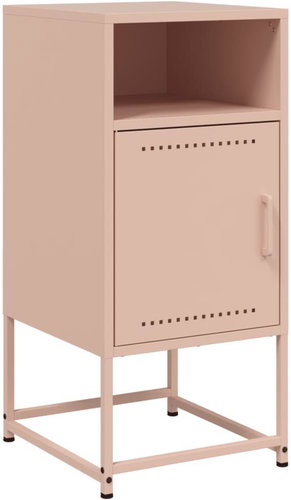 Shumee noční stolek růžový 36 × 39 × 78 cm ocel - Night Stand - Main image