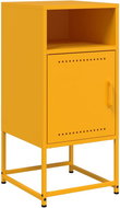 Shumee noční stolek hořčicově žlutý 36 × 39 × 78 cm ocel - Night Stand