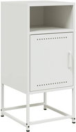 Shumee noční stolek bílý 36 × 39 × 78 cm ocel, 846576 - Night Stand
