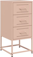 Shumee noční stolek růžový 36 × 39 × 78 cm ocel, 846580 - Night Stand
