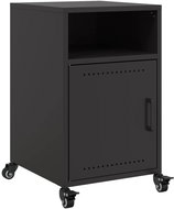 Shumee noční stolek černý 36 × 39 × 59 cm ocel, 846716 - Night Stand