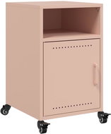 Shumee noční stolek růžový 36 × 39 × 59 cm ocel, 846718 - Night Stand