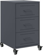 Shumee noční stolek antracitový 36 × 39 × 59 cm ocel, 846730 - Night Stand