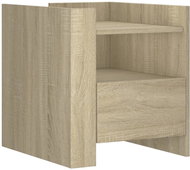 Shumee noční stolek dub sonoma 45 × 50 × 50 cm kompozitní dřevo, 848278 - Night Stand