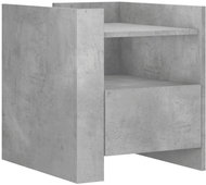 Shumee noční stolek betonově šedý 45 × 50 × 50 cm kompozitní dřevo, 848279 - Night Stand