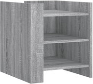 Shumee noční stolek šedý sonoma 45 × 50 × 50 cm kompozitní dřevo, 848295 - Night Stand
