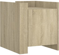 Shumee noční stolek dub sonoma 45 × 50 × 50 cm kompozitní dřevo, 848299 - Night Stand