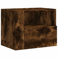 Shumee nástěnný noční stolek kouřový dub 45 × 30 × 35 cm - Night Stand