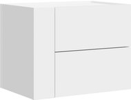 Shumee nástěnný noční stolek bílý 45 × 30 × 35 cm - Night Stand