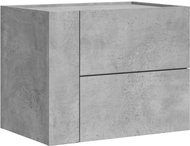 Shumee nástěnný noční stolek betonově šedý 45 × 30 × 35 cm - Night Stand