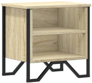 Shumee noční stolek dub sonoma 40 × 30 × 40 cm dřevotříska - Night Stand