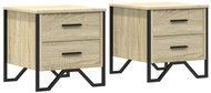 Shumee noční stolky 2 ks, dub sonoma 40 × 41 × 40 cm kompozitní dřevo - Night Stand