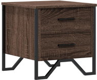 Shumee noční stolek hnědý dub 40 × 41 × 40 cm kompozitní dřevo - Night Stand