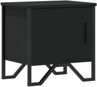Shumee noční stolek černý 40 × 30 × 40 cm dřevotříska, 848514 - Night Stand