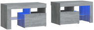 Shumee noční stolky 2 ks, s LED osvětlením šedé sonoma 70 × 36,5 × 40 cm - Night Stand