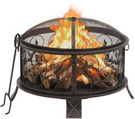 SHUMEE Rustikální přenosné s pohrabáčem 67,5 cm XXL ocel - Fireplace