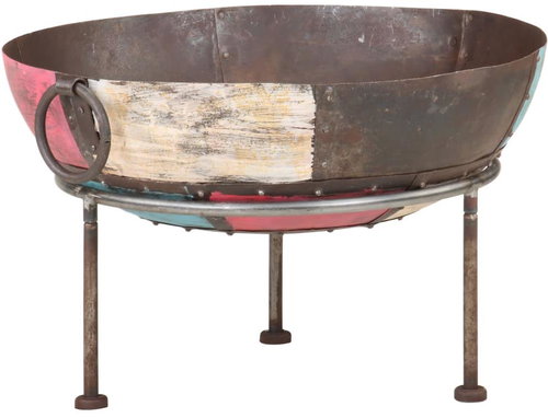 SHUMEE Pestrobarevná rustikální mísa na oheň průměr 60 cm železo - Fireplace - Main image