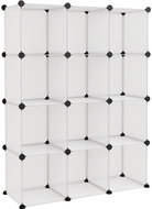 Shumee úložný organizér s 12 kostkami průhledný PP - Wardrobe Organiser