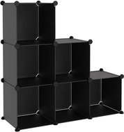 Shumee úložný organizér s 6 kostkami černý PP - Wardrobe Organiser
