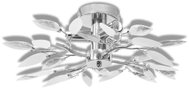 Shumee Ceiling lamp, white and clear crystal leaves, for 3 E14 bulbs - Ceiling Light
