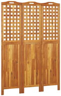 Shumee Třídílný 121,5 × 2 × 180 cm masivní akáciové dřevo - Paraván
