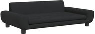 Shumee Dog bed black 100 × 54 × 33 cm velvet - Pet Bed