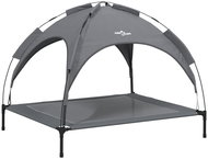 Shumee Dog bed with canopy anthracite, oxford fabric and steel - Pet Bed