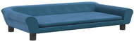 Shumee Dog bed blue 100 × 50 × 21 cm velvet - Pet Bed