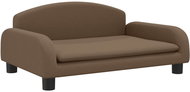 Shumee Couch for dogs brown 70 × 45 × 30 cm textile - Pet Bed