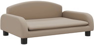 Shumee Couch for dogs cappuccino 70 × 45 × 30 cm artificial leather - Pet Bed