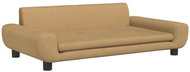 Shumee Dog bed brown 100 × 54 × 33 cm velvet - Pet Bed