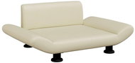 Shumee Dog bed cream 70 × 45 × 28 cm artificial leather - Pet Bed