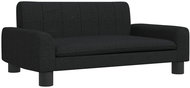 Shumee Sofa for dogs black 70 × 45 × 30 cm textile - Pet Bed